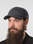 Бейсболка FREDRIKSON арт. 3215-620/27 (темно-синий / серый)